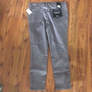 NWT Needle & Cloth Super soft stretch skinny gray jeans, size 12 P